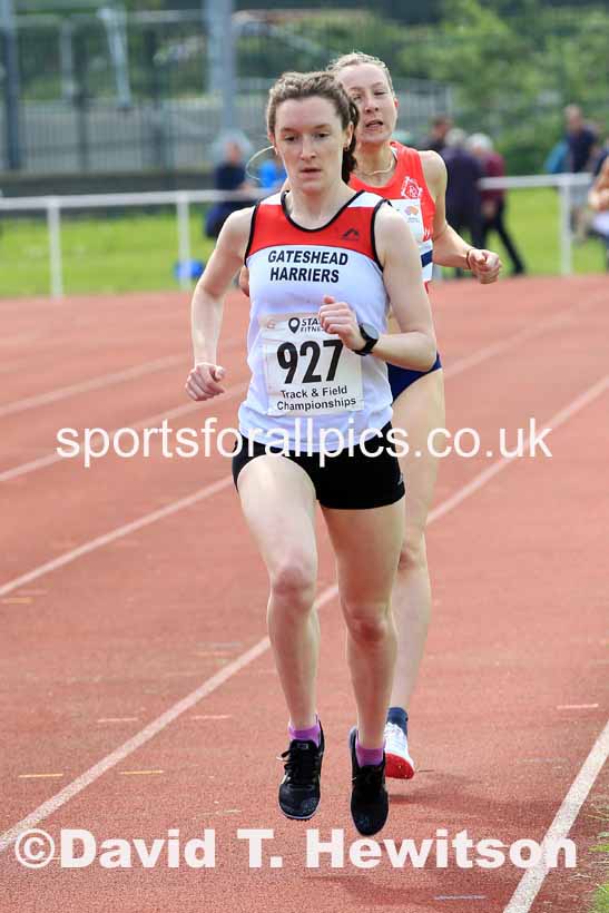 Senior Womens 1500 metres, 2023 North Eastern Track and Field Champs., Middlesbrough Sports Village, Middlesbrough. Photo: David T. Hewitson/Sports for All Pics
